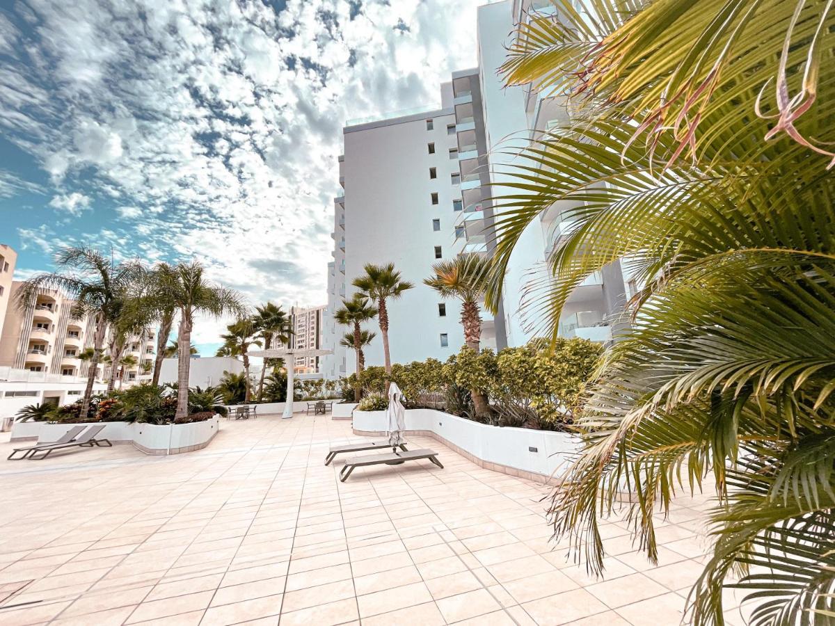 Ocean Garden, Ac, Sun Terrace, Heated Pool, Parking, Pp901 Apartment Адехе Екстериор снимка